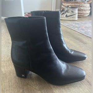 Sam Edelman Black Leather Booties